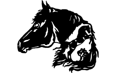 Horse Head 3 DXF File, Free Vectors File
