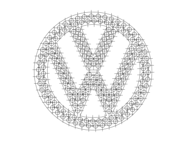 Vw Logo DXF File, Free Vectors File