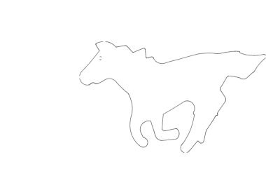 Horse Running DXF File, Free Vectors File