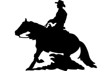 Horse And Cowboy DXF File, Free Vectors File