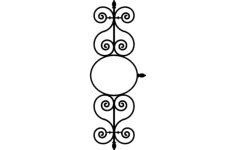 Ironwork Pattern DXF File, Free Vectors File