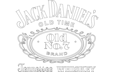 Jack Daniel Tennessee Whiskey Logo DXF File, Free Vectors File