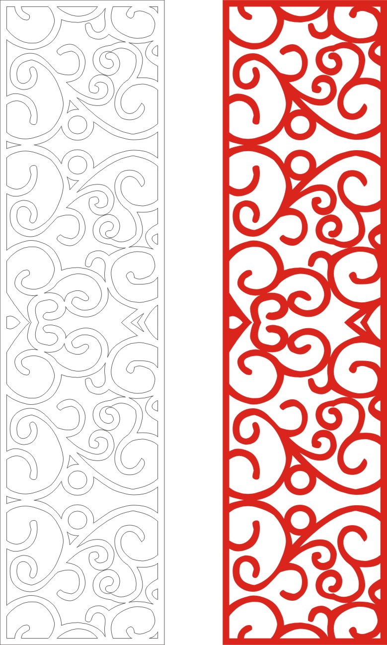 Wall Pattern Panel Design Aaa-91 Free Vector Free Vectors