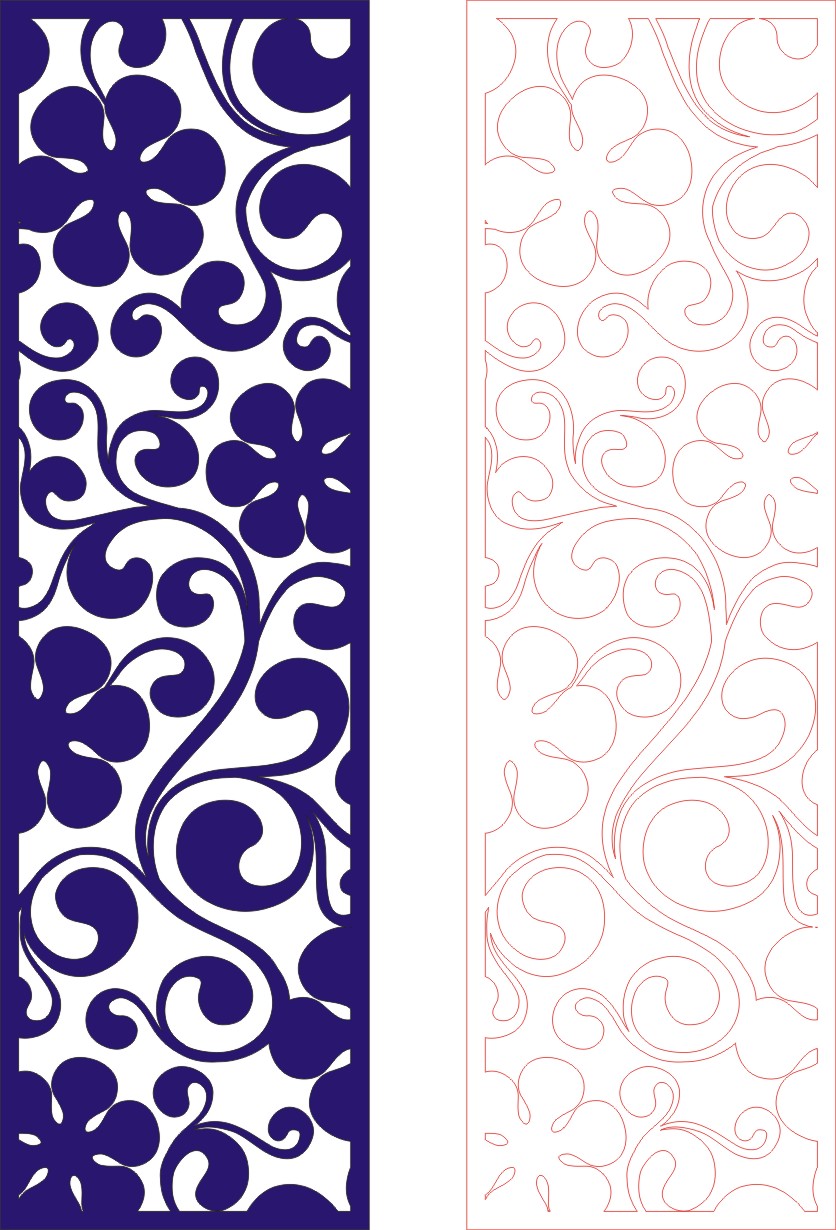 Wall Pattern Panel Design Aaa-95 Free Vector Free Vectors