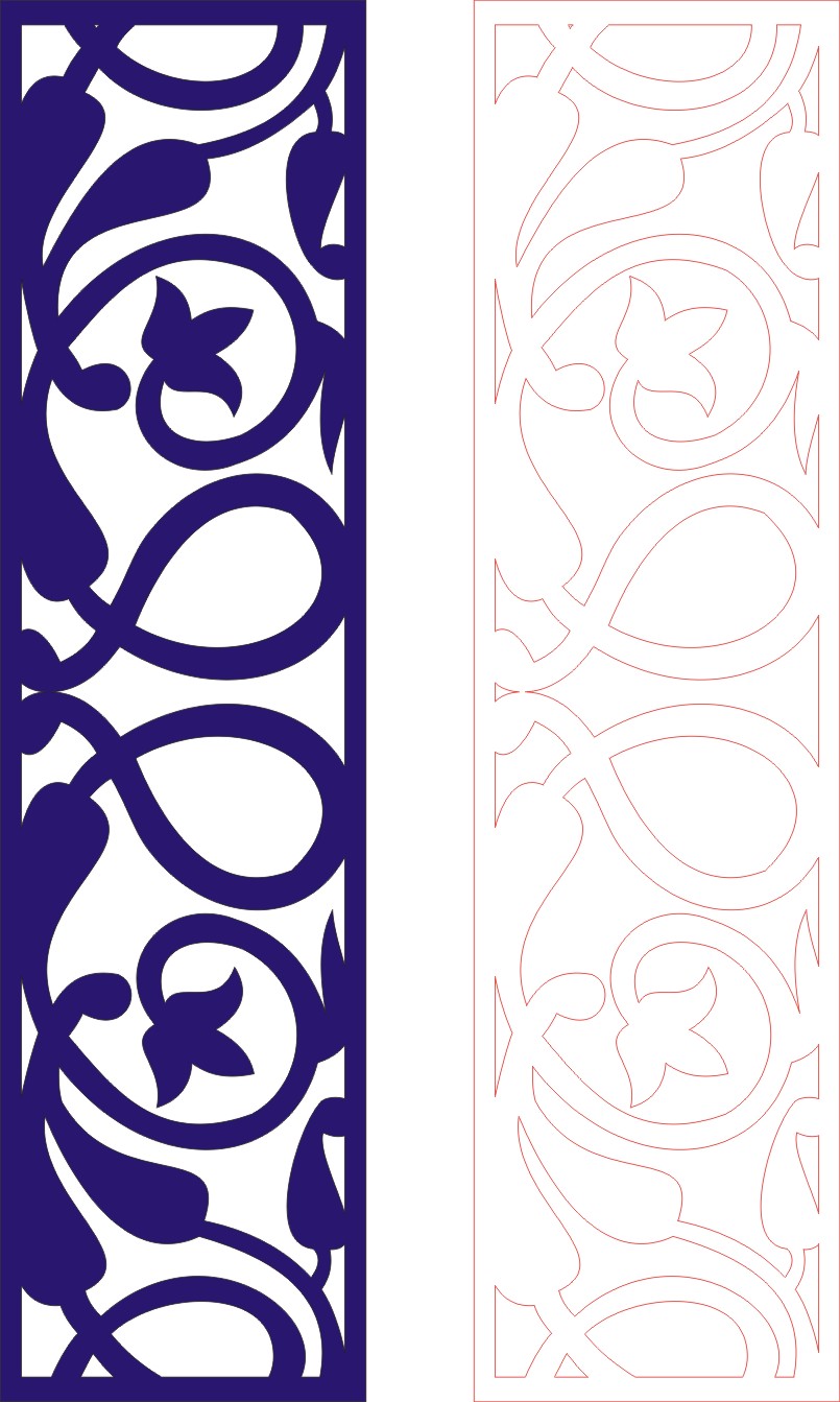 Wall Pattern Panel Design Aaa-96 Free Vector Free Vectors