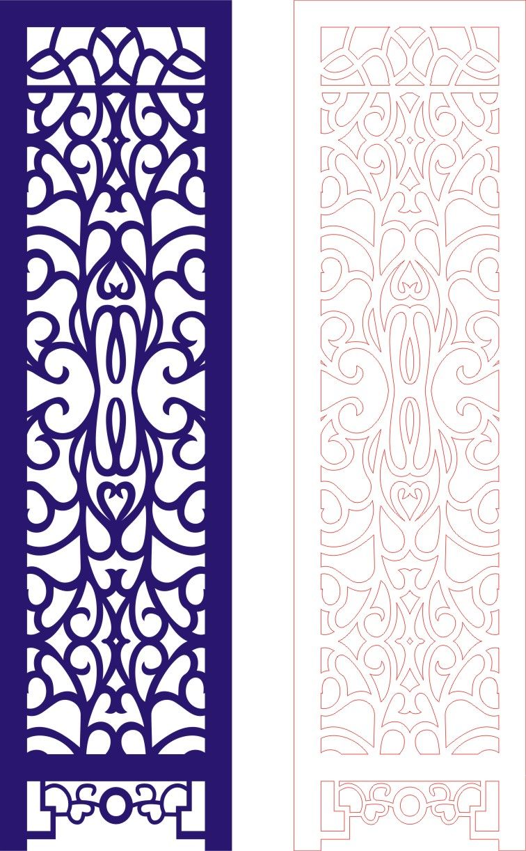 Seamless Panel Design Ab-1 CDR File Free Vectors