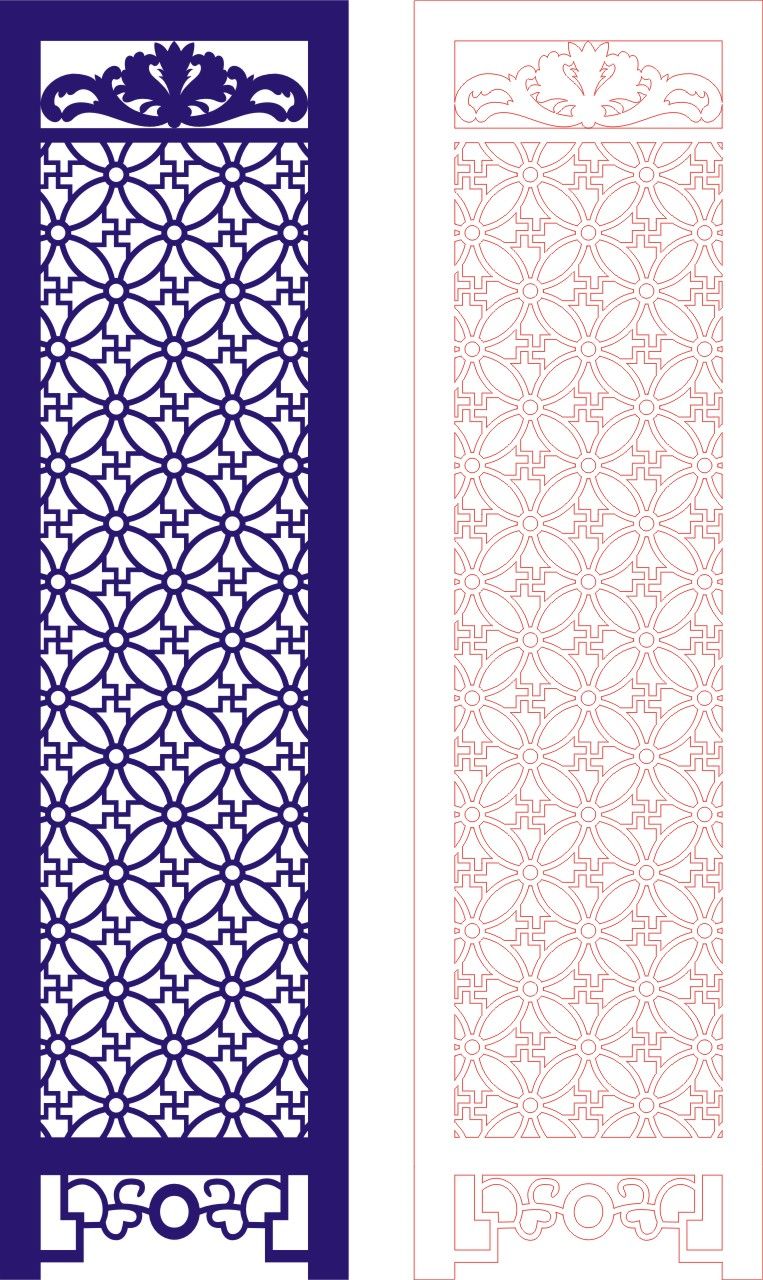 Seamless Panel Design Ab-9 CDR File Free Vectors