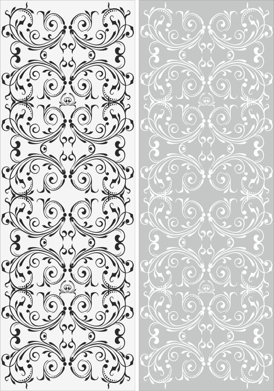 Swirl Floral Sandblast Pattern Free Vector (.Cdr) Free Vectors
