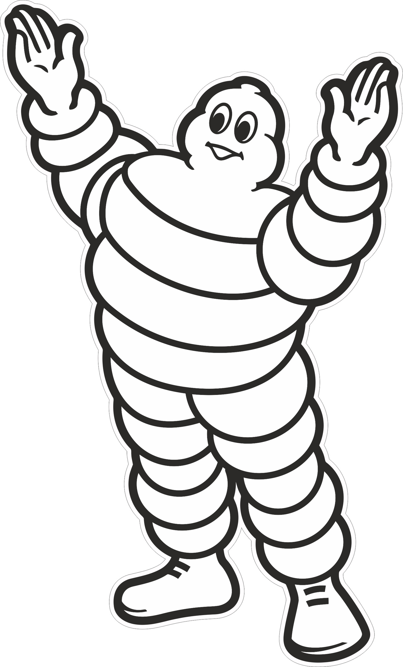 Michelin Car Sticker Free Vector Free Vectors