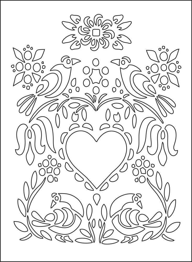 Love Illustration Floral Heart Flowers Birds Free Vector Free Vectors