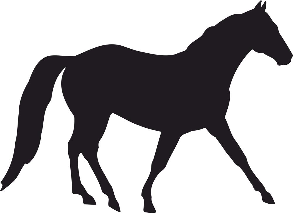 Horse Silhouette Free Vector Free Vectors