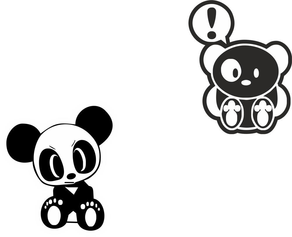 Jdm Team Panda Sticker Free Vector Free Vectors