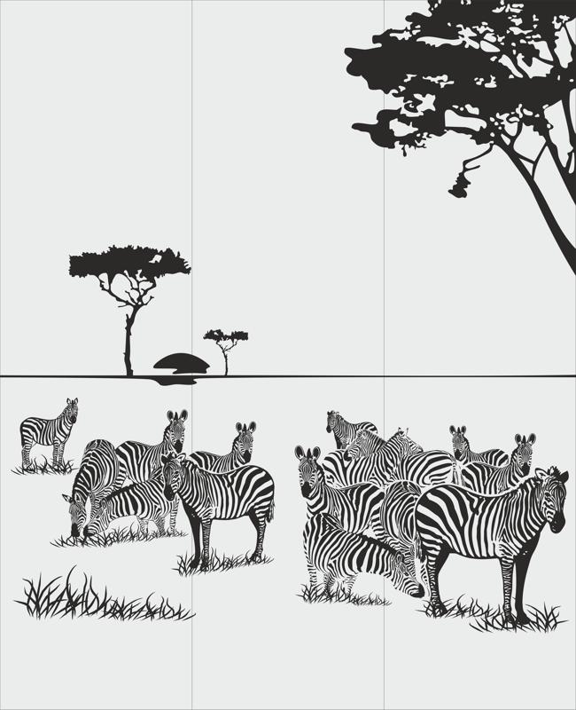 Animals Zebra Sandblast Pattern Free Vector Free Vectors