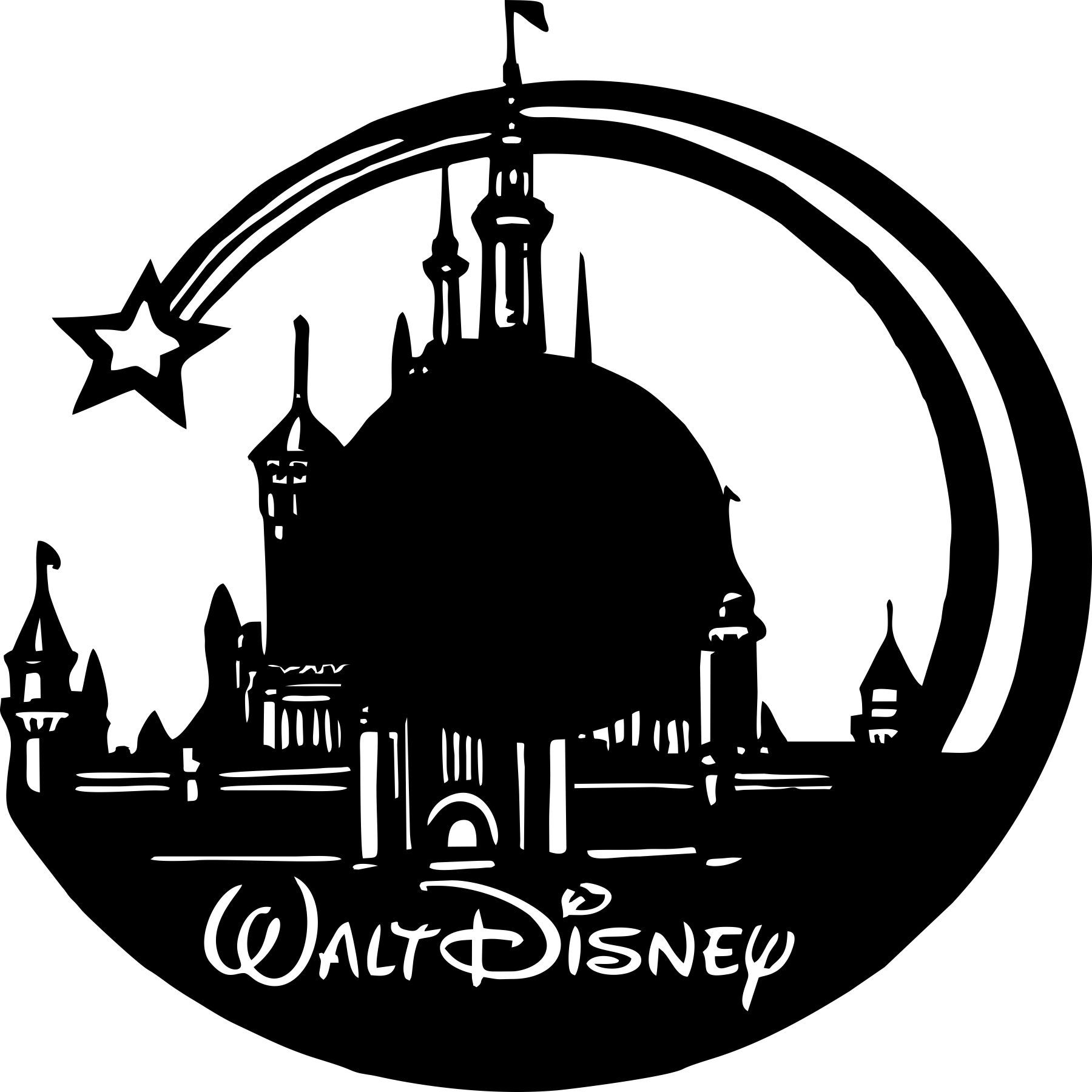 Walt Disney Vinyl Wall Clock Free Vector (.Cdr) Free Vectors