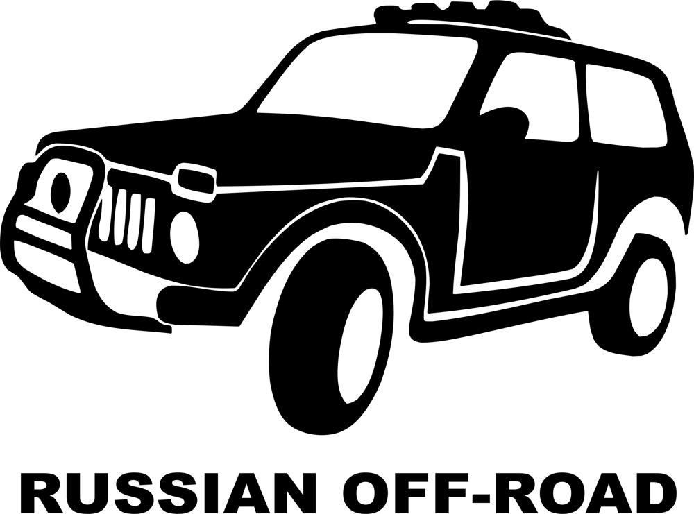 Russian Off Road Sticker Free Vector Free Vectors