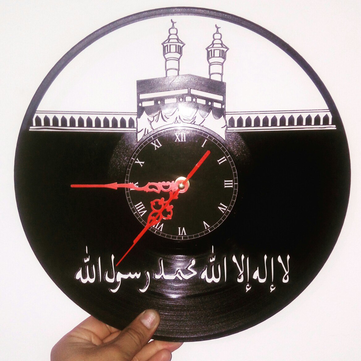 Kaaba Masjid Al Haram Wall Clock Free Vector Free Vectors