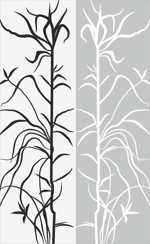 Tree And Leaf Abstract Pattern Sandblast Pattern Free Vector Free Vectors
