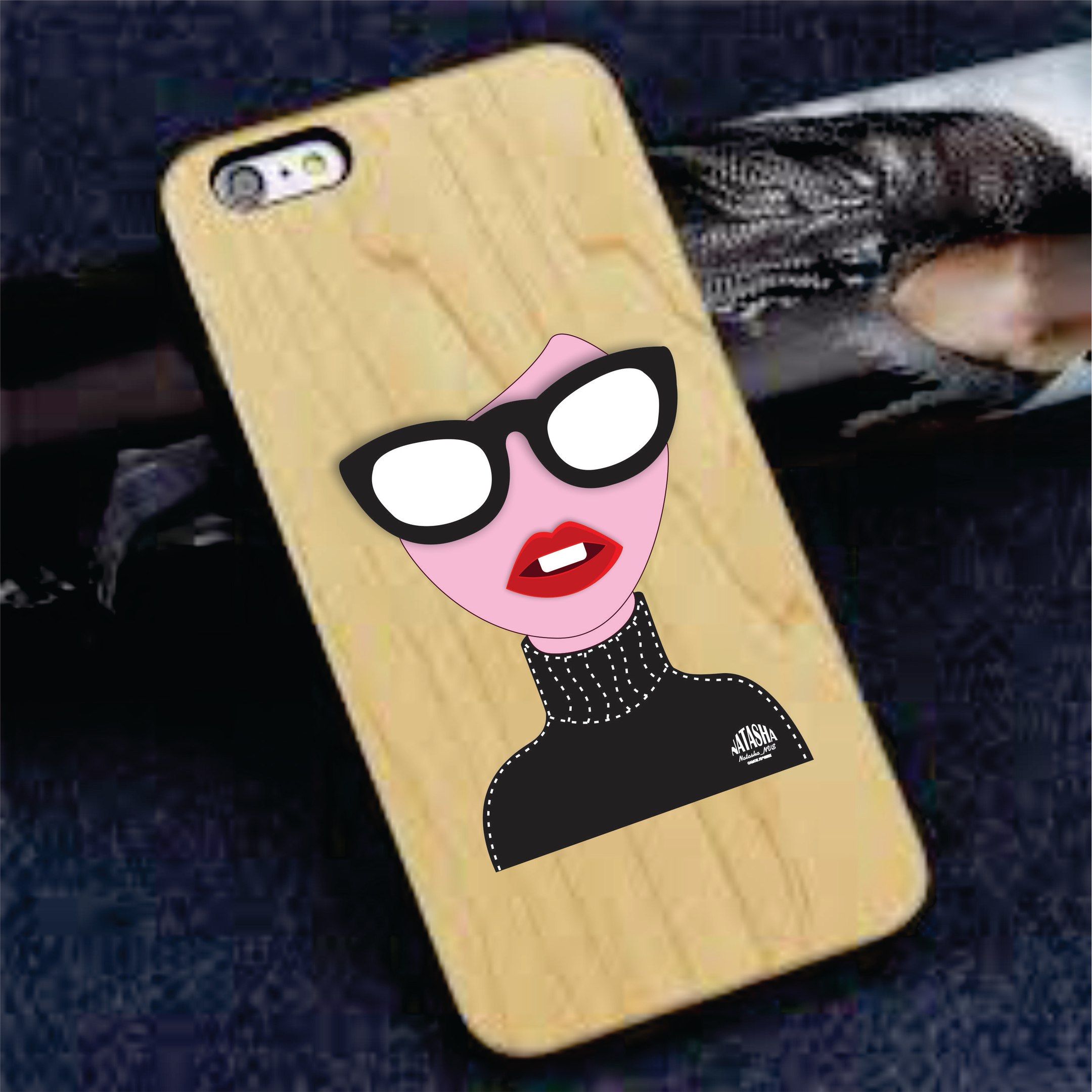 Fashion Women Sticker Skin For Iphone Free Vector Free Vectors
