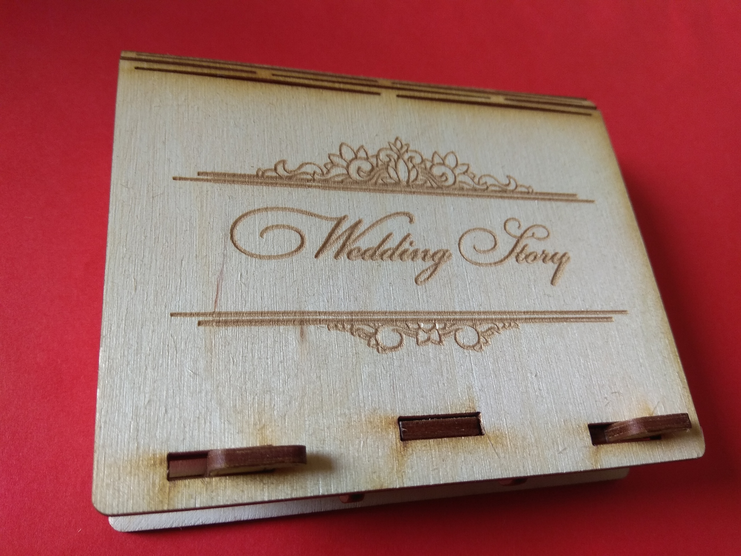 Wedding Story Wooden Box Vector Free Vectors