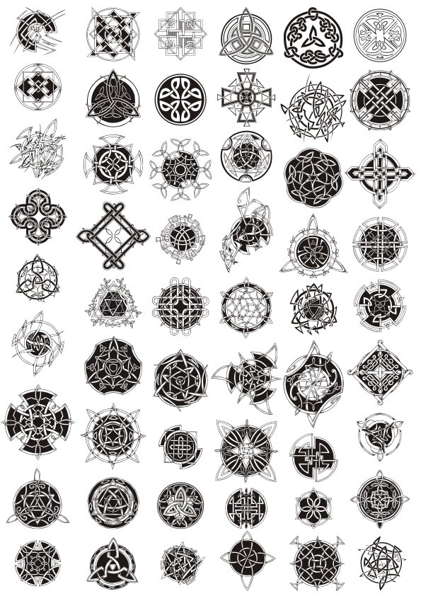 Celtic Ornament Vector Pack Free Vector Free Vectors