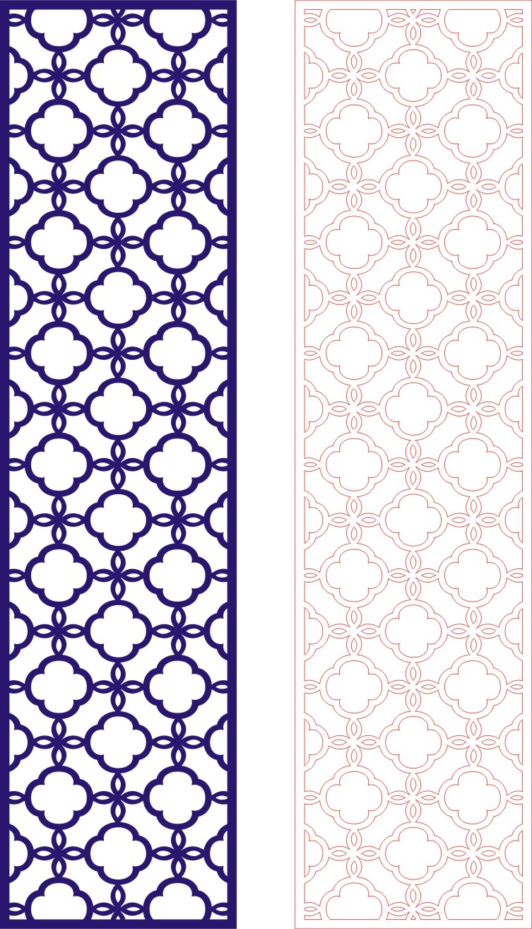 Laser Cut Wall Panel Design D-106 Free CDR Vector File Free Vectors