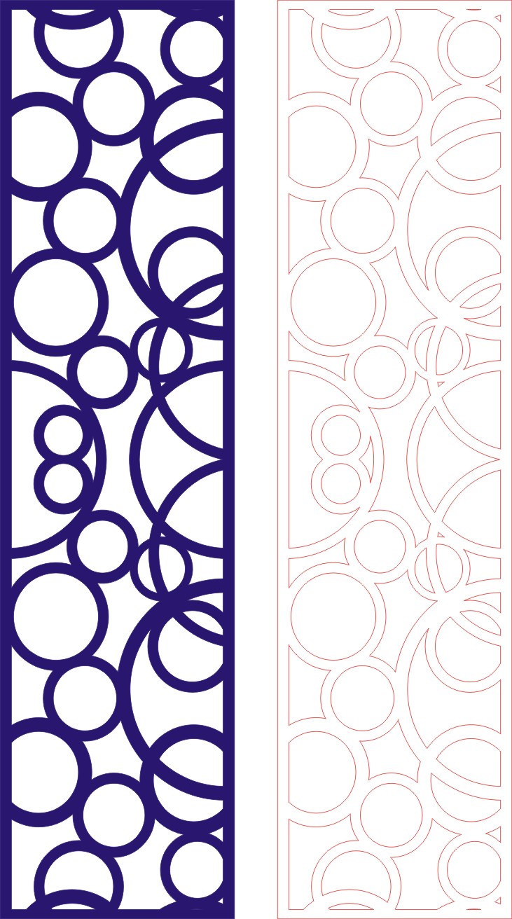 Laser Cut Wall Panel Design D-109 Free CDR Vector File Free Vectors