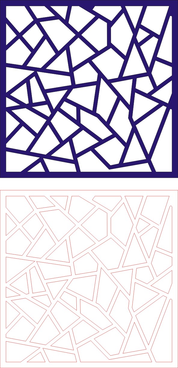 Laser Cut Wall Panel Design D-139 Free CDR Vector File Free Vectors