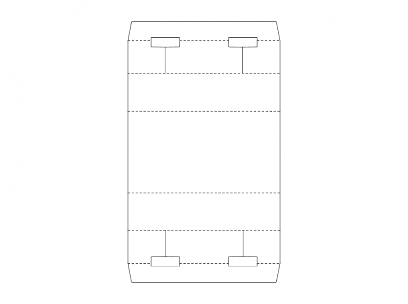 Carton Packaging Design DXF File Free Vectors