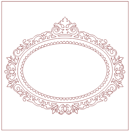 Mirror Frame 05 DXF File Free Vectors