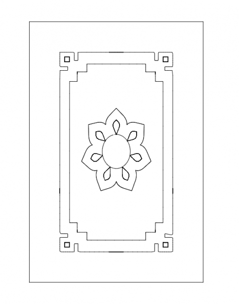 Doors Plan DXF File Free Vectors