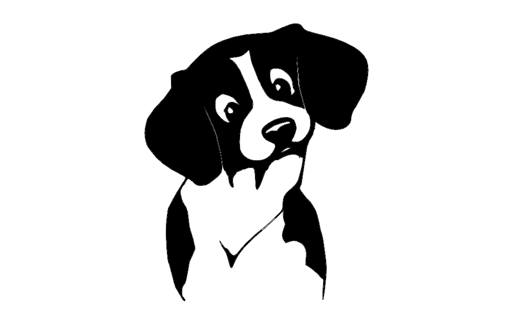 Beagle Dogs DXF File Free Vectors