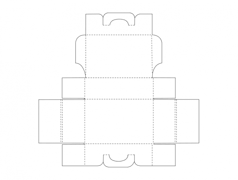 Packaging Design Template DXF File Free Vectors