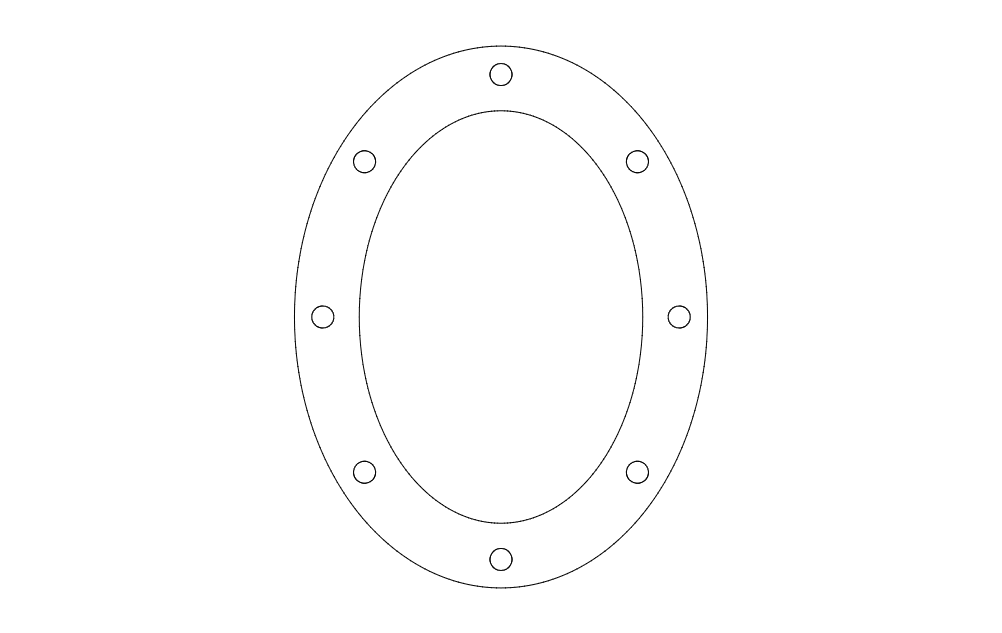 Oval Pattern DXF File Free Vectors