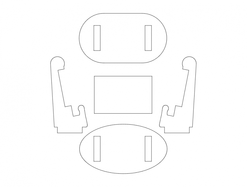 Подставка для торта dxf