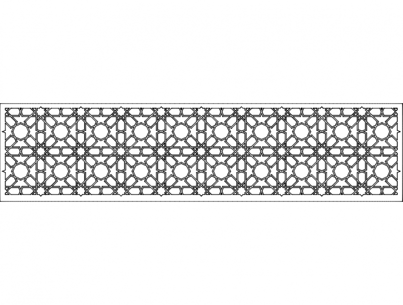 Grille Patterns Spr10X2 DXF File Free Vectors