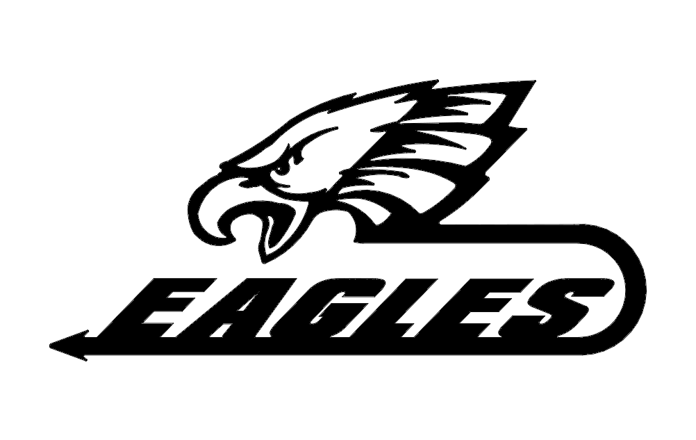 Eagles 2 DXF File Free Vectors