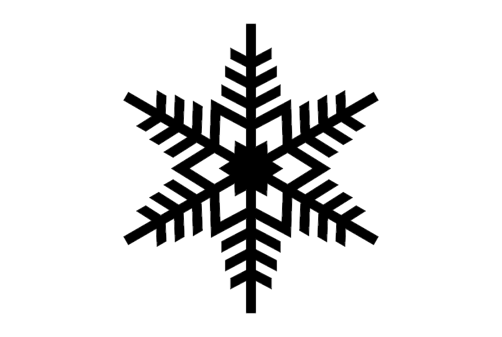 Snowflake Design DXF File Free Vectors