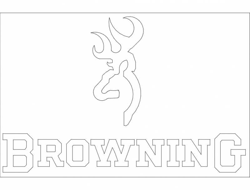 Browning Logo DXF File Free Vectors