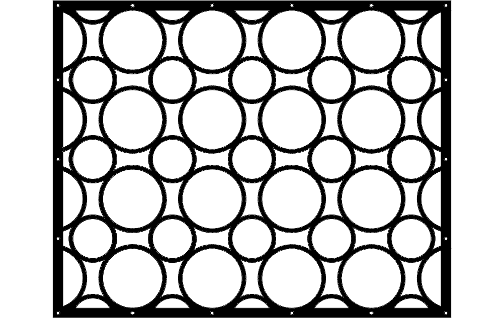 Screen Pattern DXF File Free Vectors