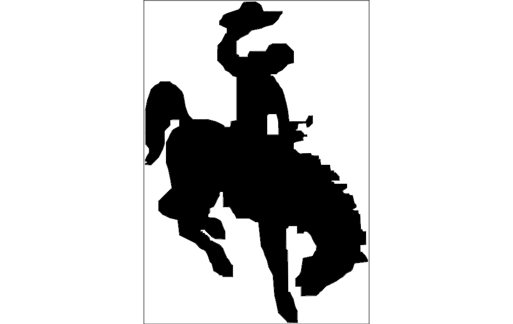 Horse And Rider DXF File Free Vectors