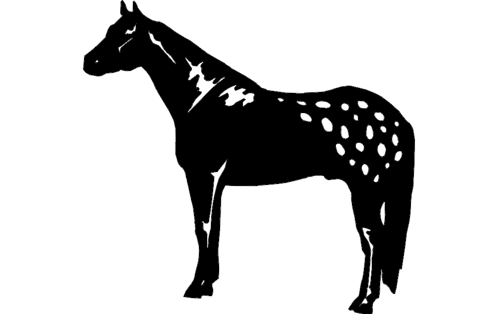 Horse DXF File Free Vectors