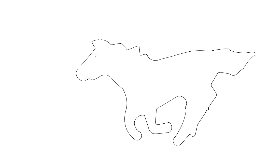 Horse Running DXF File Free Vectors