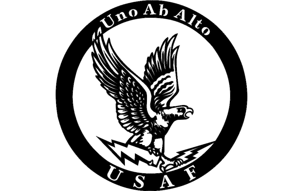 Usaf Logo Eagle DXF File Free Vectors