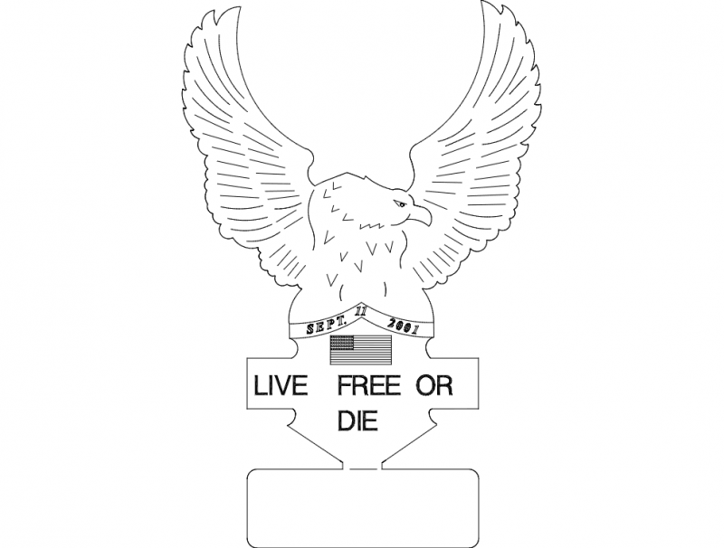 Eagle 91101 DXF File Free Vectors